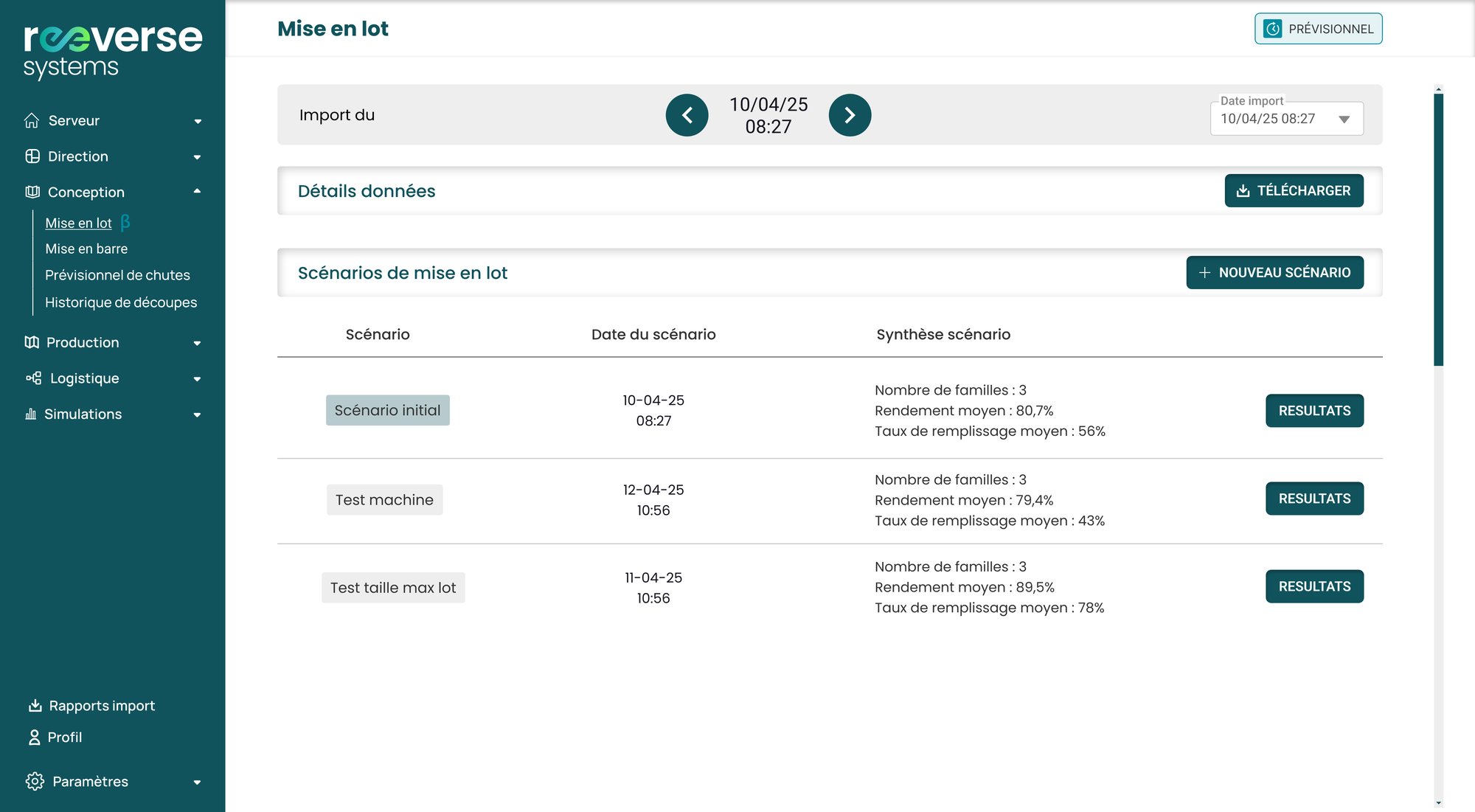 Mise en lots_Reeverse Systems